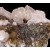 Calcite on Fluorite with Pyrite Moscona Mine M04647